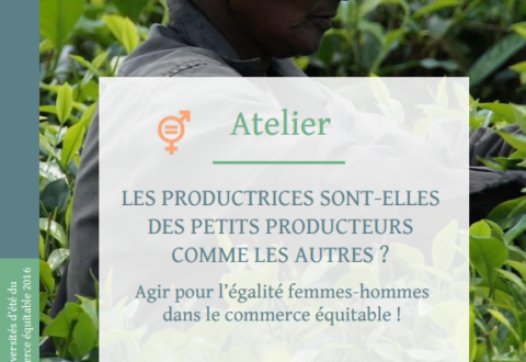 Agir pour l’égalité femmes-hommes dans le commerce équitable