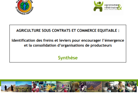 Agriculture sous contrats et commerce équitable