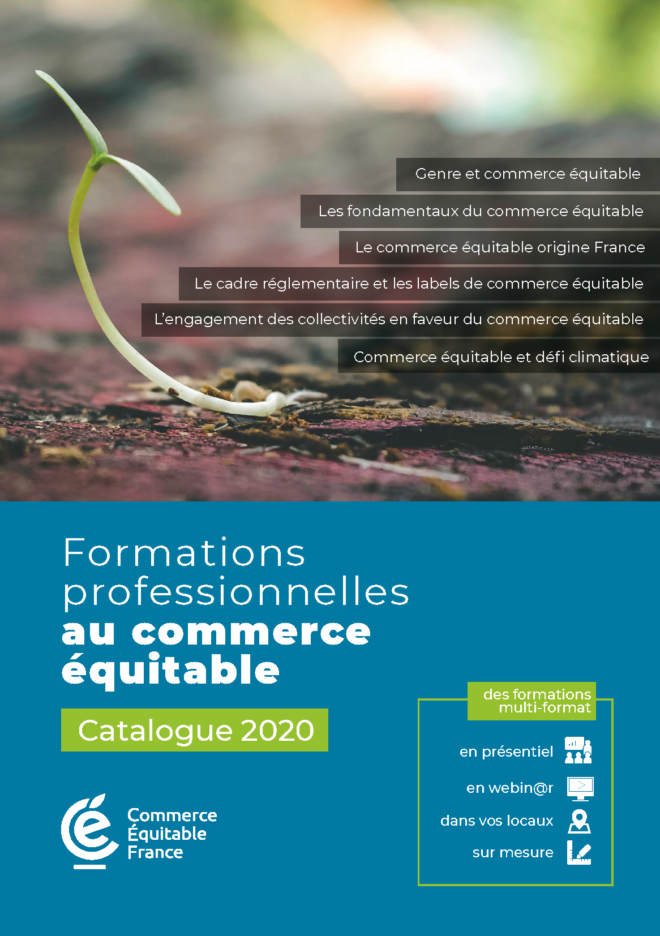 Catalogue 2020 des formations professionnelles de commerce équitable par Commerce Équitable France