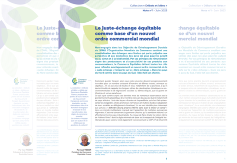 Le juste-échange équitable comme base d’un nouvel ordre commercial mondial